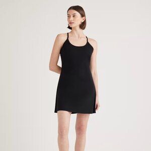 Quince Ultra Form Active Dress, Small, Black